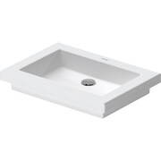 DURAVIT 2Nd Floor Above-Counter Bathroom Sink White 0317580000